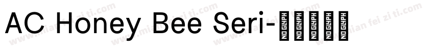 AC Honey Bee Seri字体转换